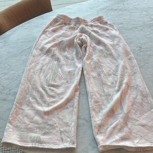 Hollister Kids Cream and Gray Joggers